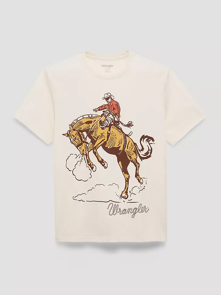 MEN'S WRANGLER GOLDEN BRONC DUAL GRAPHIC T-SHIRT 112375759