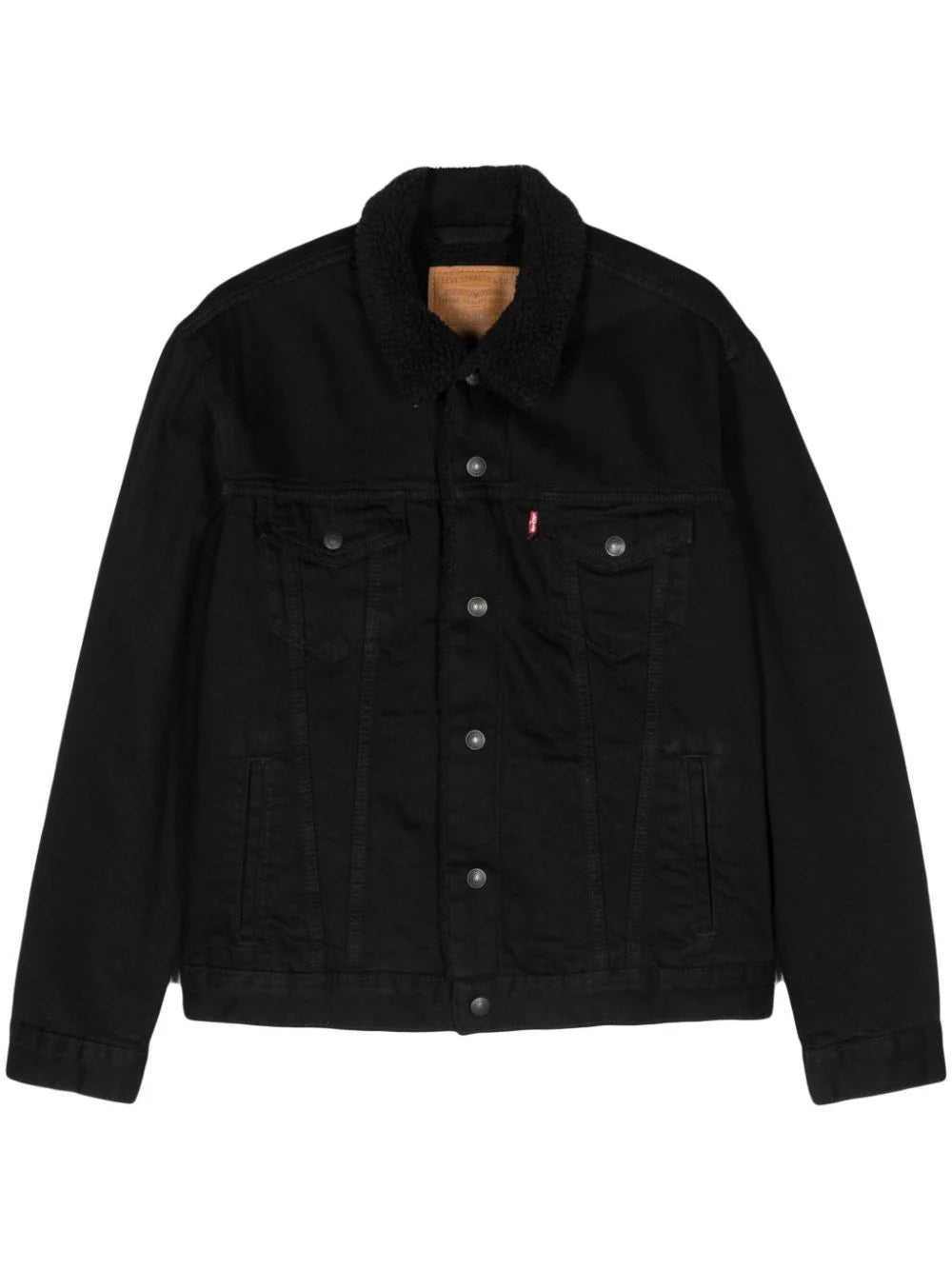 LEVI'S ORIGINAL SHERPA TRUCKER BLACK JACKET LADIES