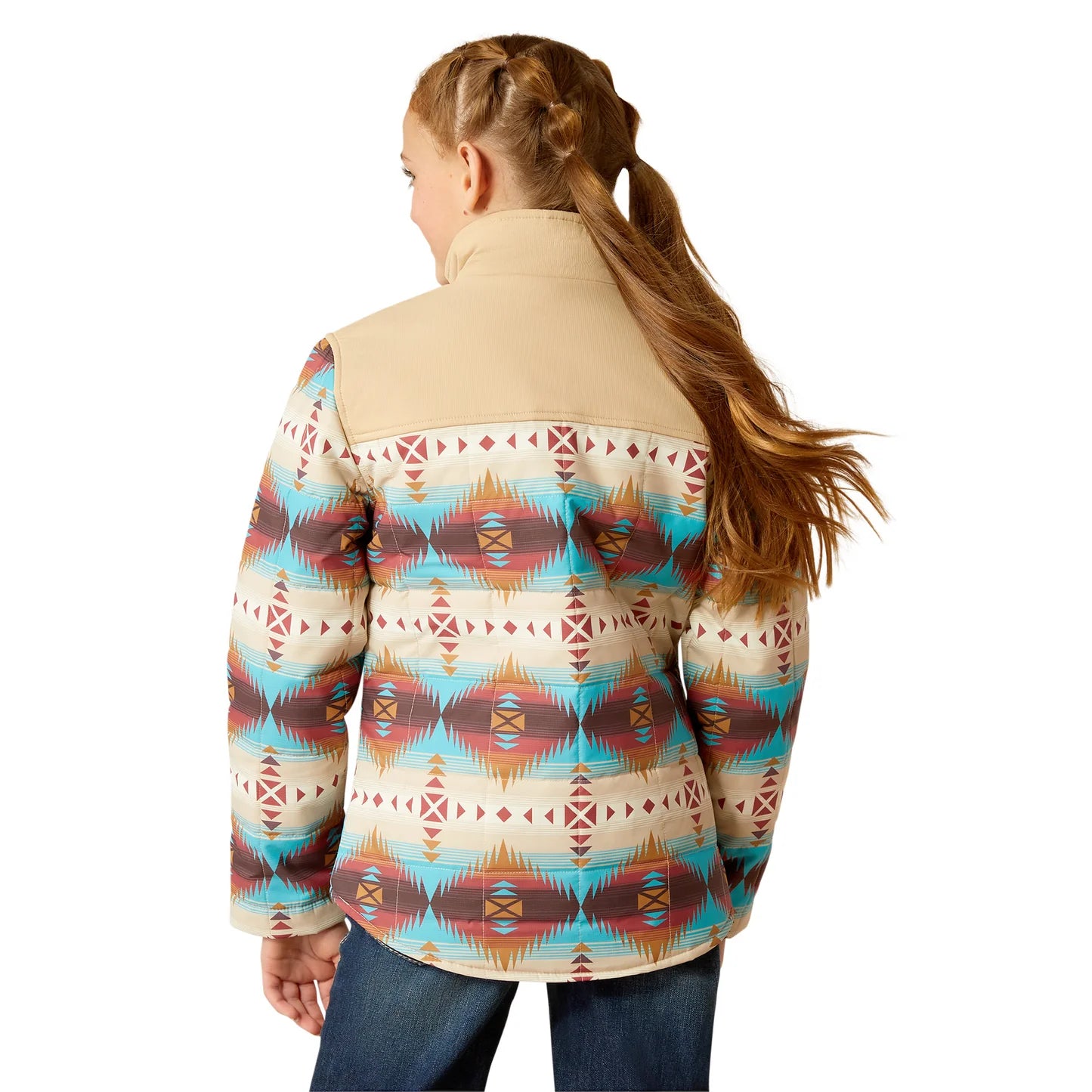 Ariat Girls Serrano Southwest Print Zip Jacket-2471