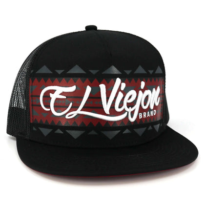 EL VIEJON ARIZONA BLACK FLAT VISOR HAT