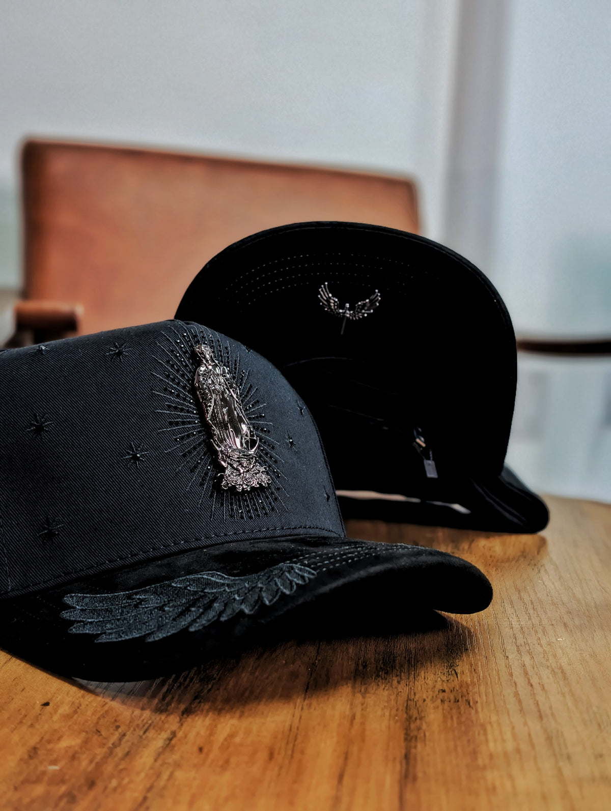 KEVIN HATS GUADALUPANA BLACK