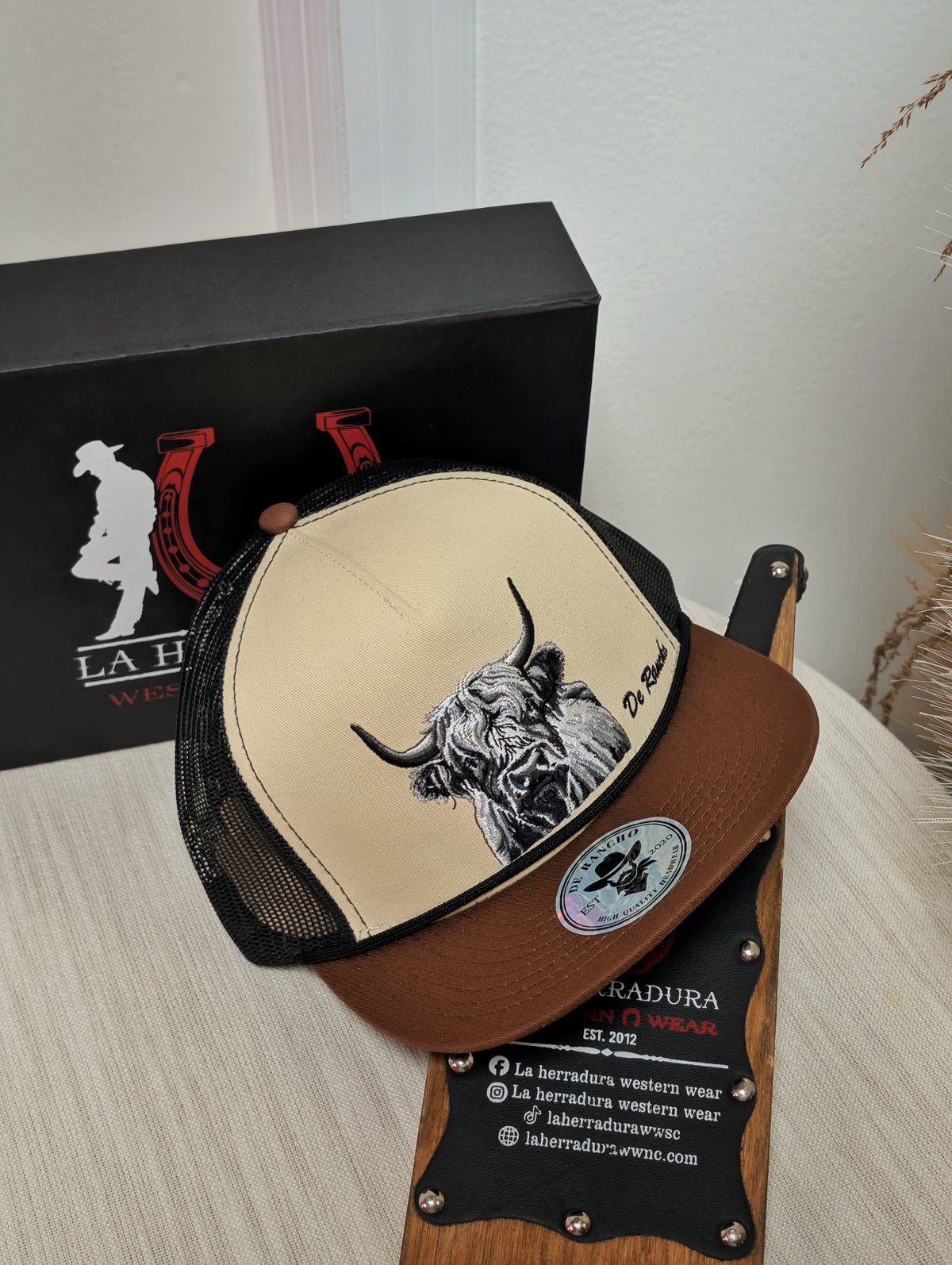 DE RANCHO HATS SNAPBACK BROWN/TAN,7