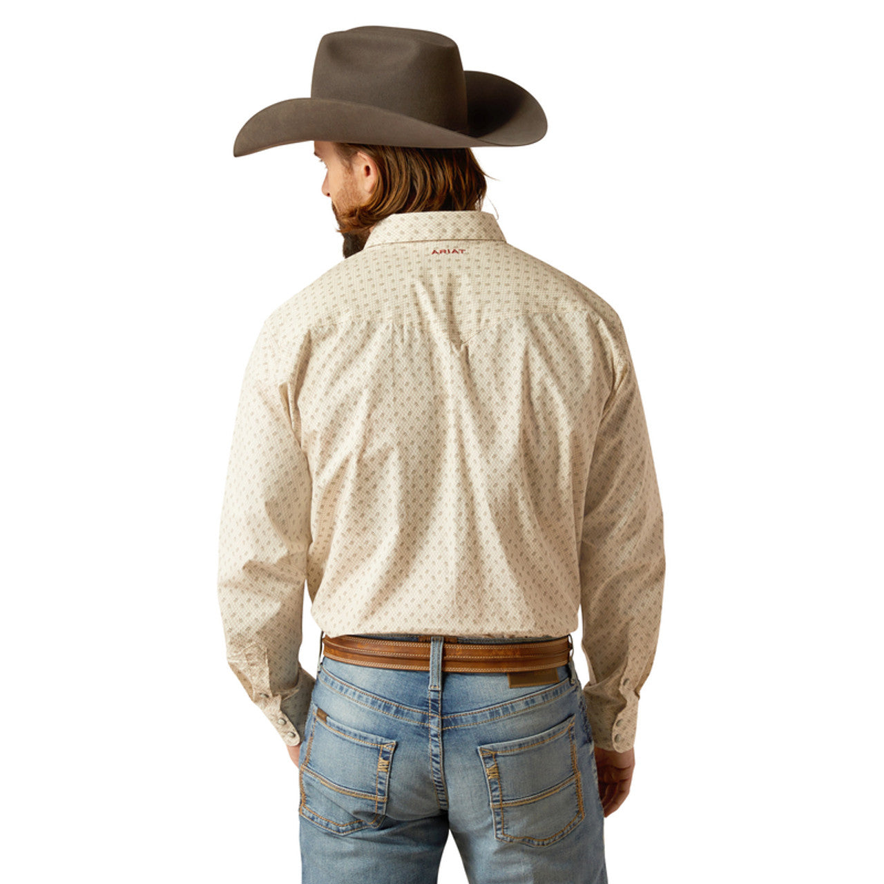 ARIAT SALEM LONG SLEEVE SHIRT OFF WHITE- 2619