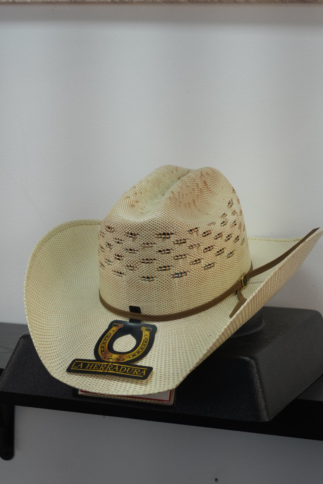 HERRADURA STRAW HAT MALBORO SHAPE BANGORA MOÑOSTANG