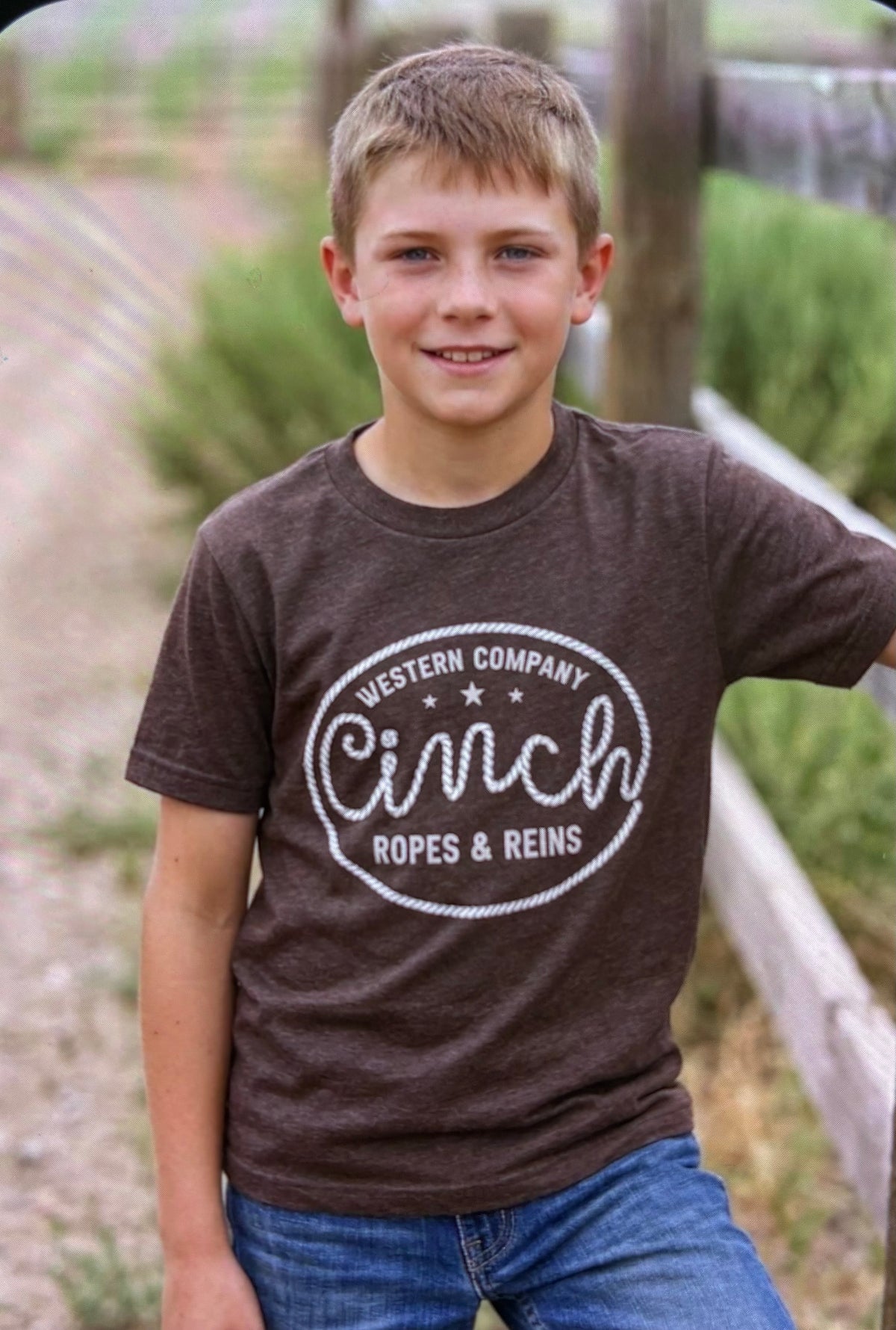 BOYS CINCH BRN T-SHIRT - MTT7670187