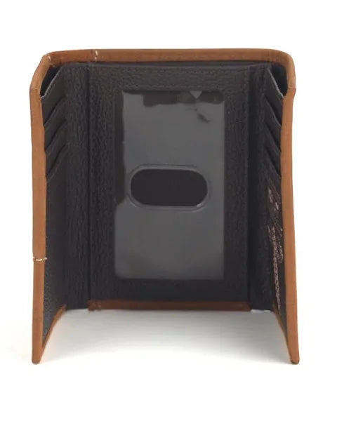 ARIAT MENS BROWN TRIFOLD WALLET- A3555744
