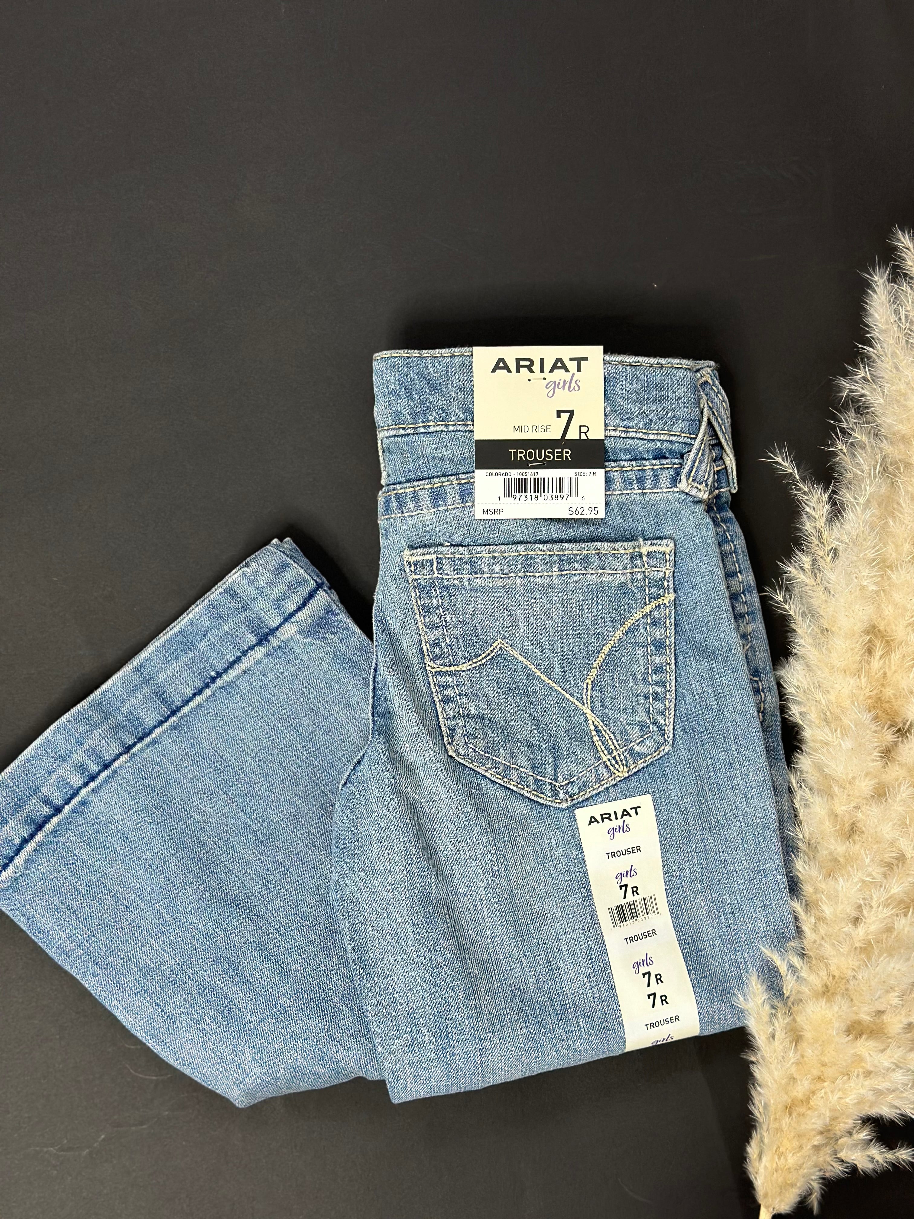 GIRLS ARIAT COLORADO TROUSER JEAN