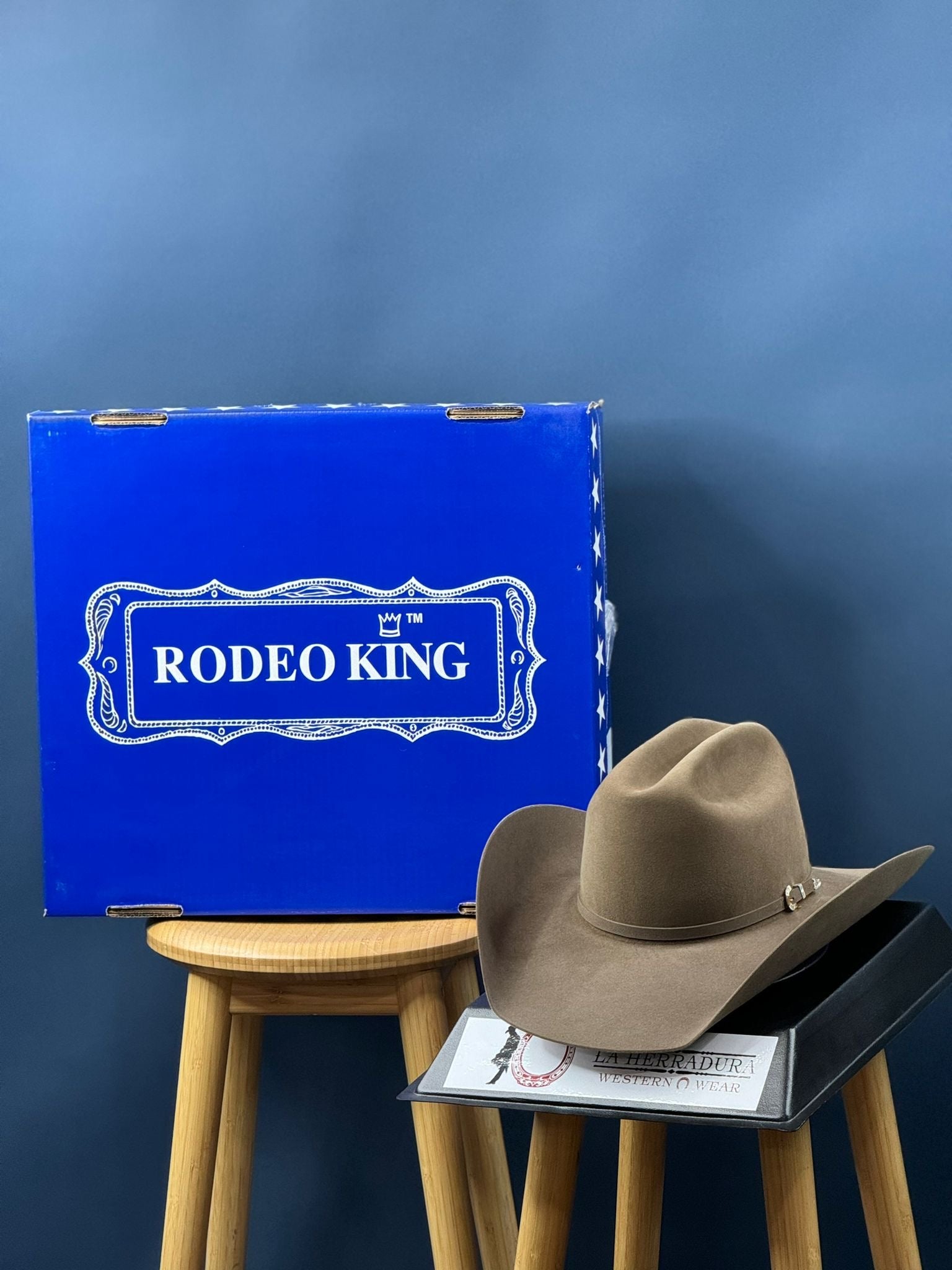 RODEO KING 1000X TOP HAND TAN BELLY FELT HAT