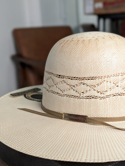 SOMBRERO DE PAJA HERRADURA BANGORA ABIERTO CORONA PARA HOMBRE