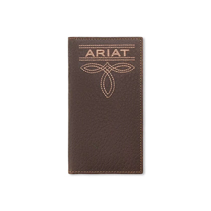 Billetera estilo rodeo Ariat marrón para hombre A3563302