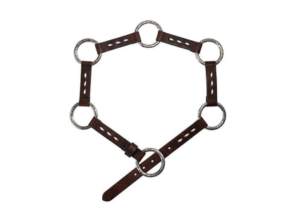 ANGEL RANCH WOMENS BROWN HOOP LEATHER BELT D140012002