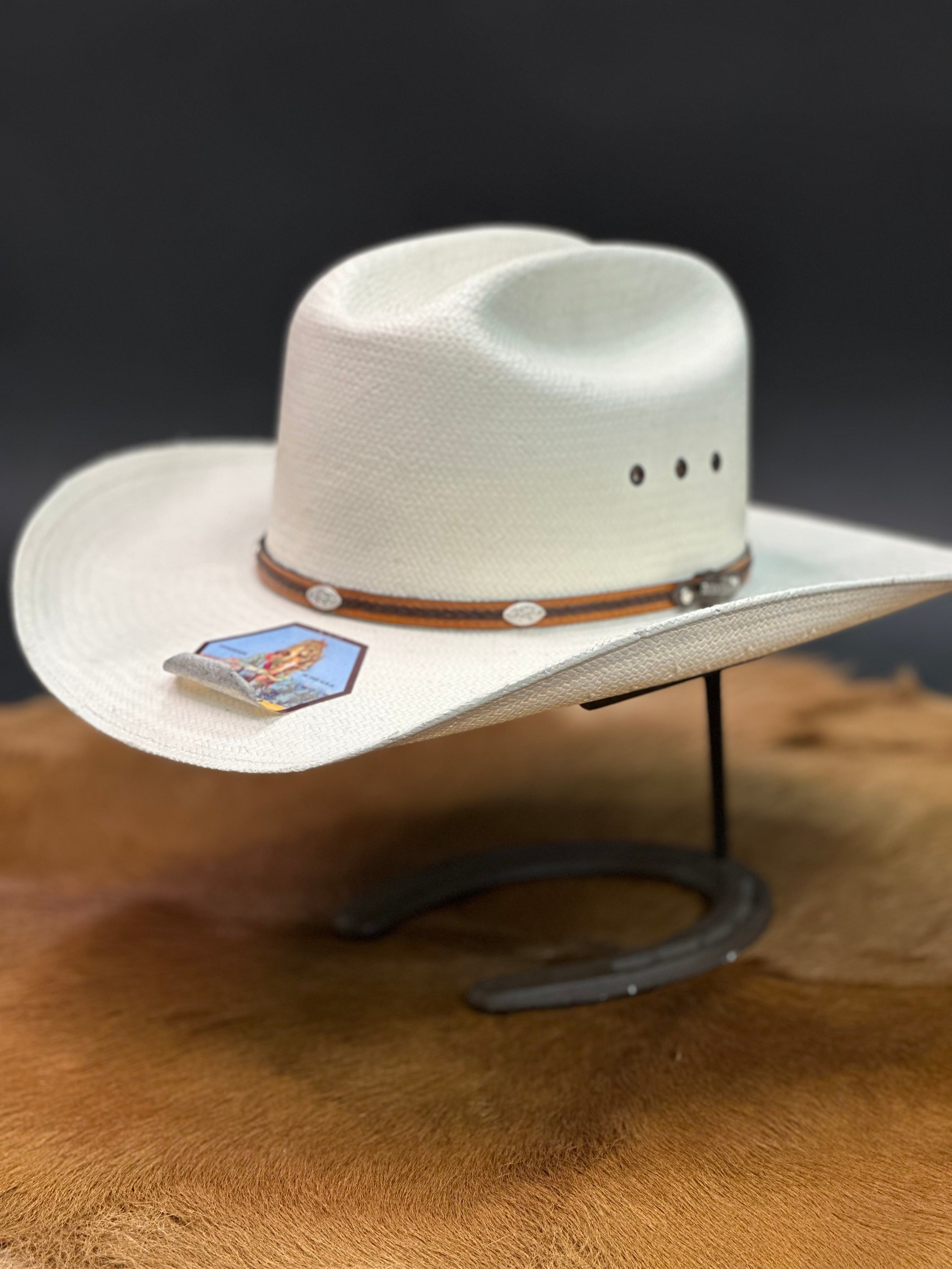 STETSON NATURAL ALAMO 10X STRAW HAT