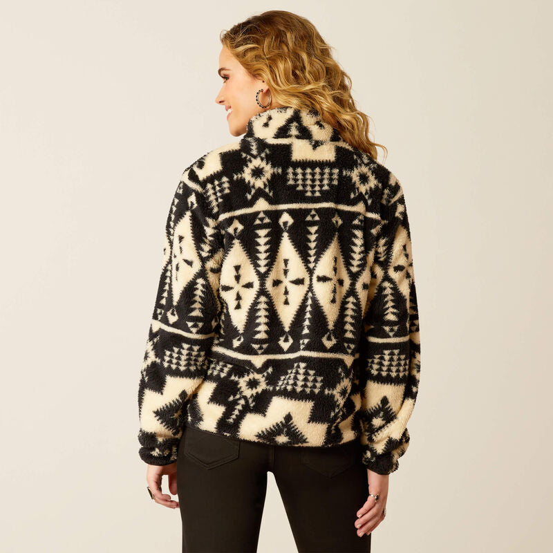 Ariat Berber Snap Front Sweatshirt Winslow Southwest Print-3010