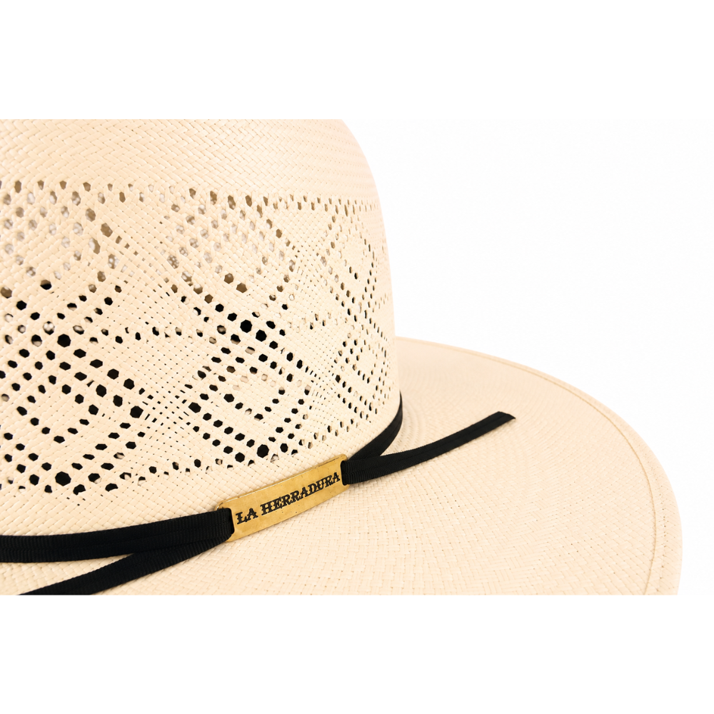 HERRADURA STRAW HAT 300X NEW JERSY NATURAL OPEN CROWN