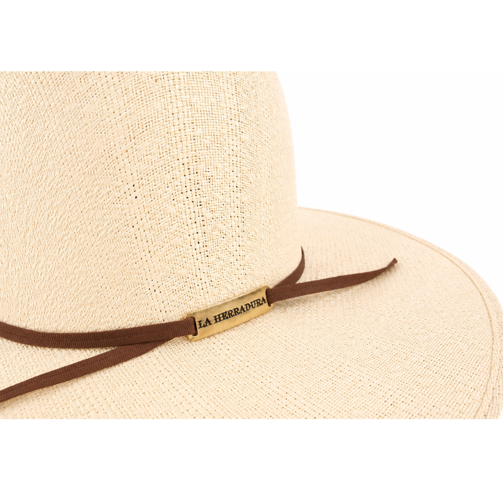 HERRADURA STRAW HAT 100X NEW TELAR CRUZADO OPEN CROWN
