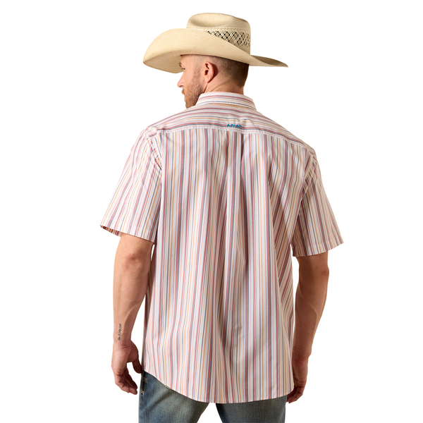 CAMISA ML PRO NEIL RAYAS AZULES KEY LARGO HOMBRE ARIAT 10073597