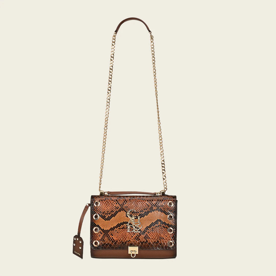 CUADRA PITON BELLY MONACO MIEL CROSS BODY