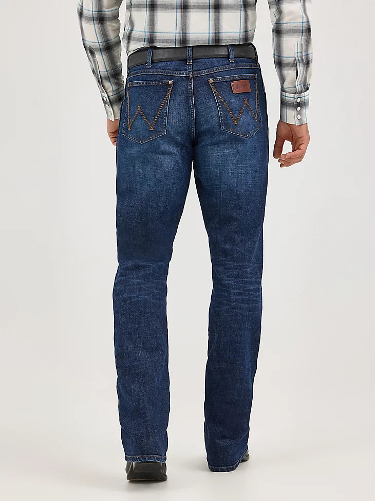WRANGLER MEN'S JEANS RETRO RELAXED BOOT BLUE 112370633 WRT20