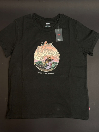 LEVI’S WOMENS SHIRT BLACK STANDARD FIT 173693279