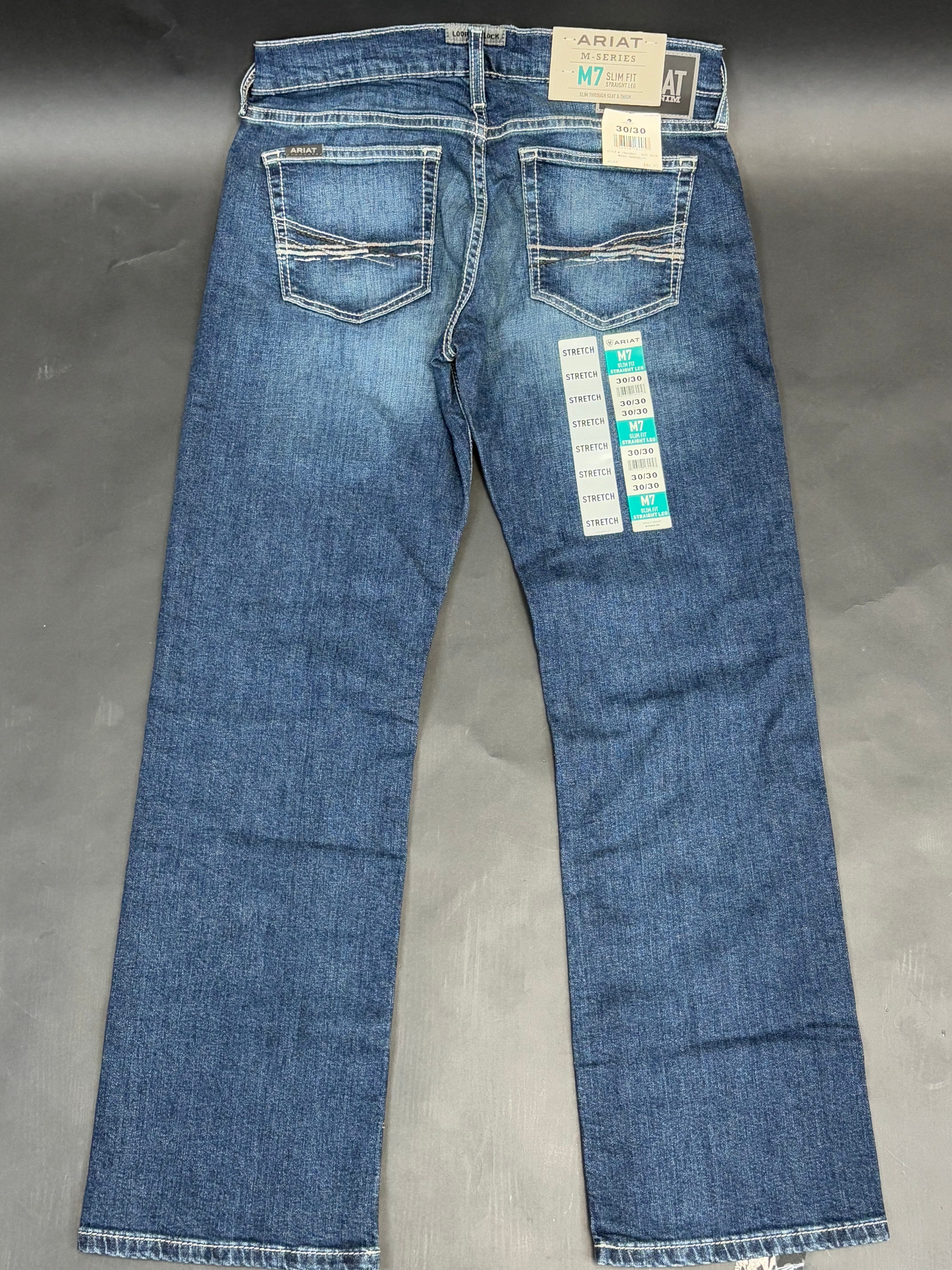 ARIAT MENS JEAN M7 SLIM FIT STRAIGHT LEG RANDOLPH