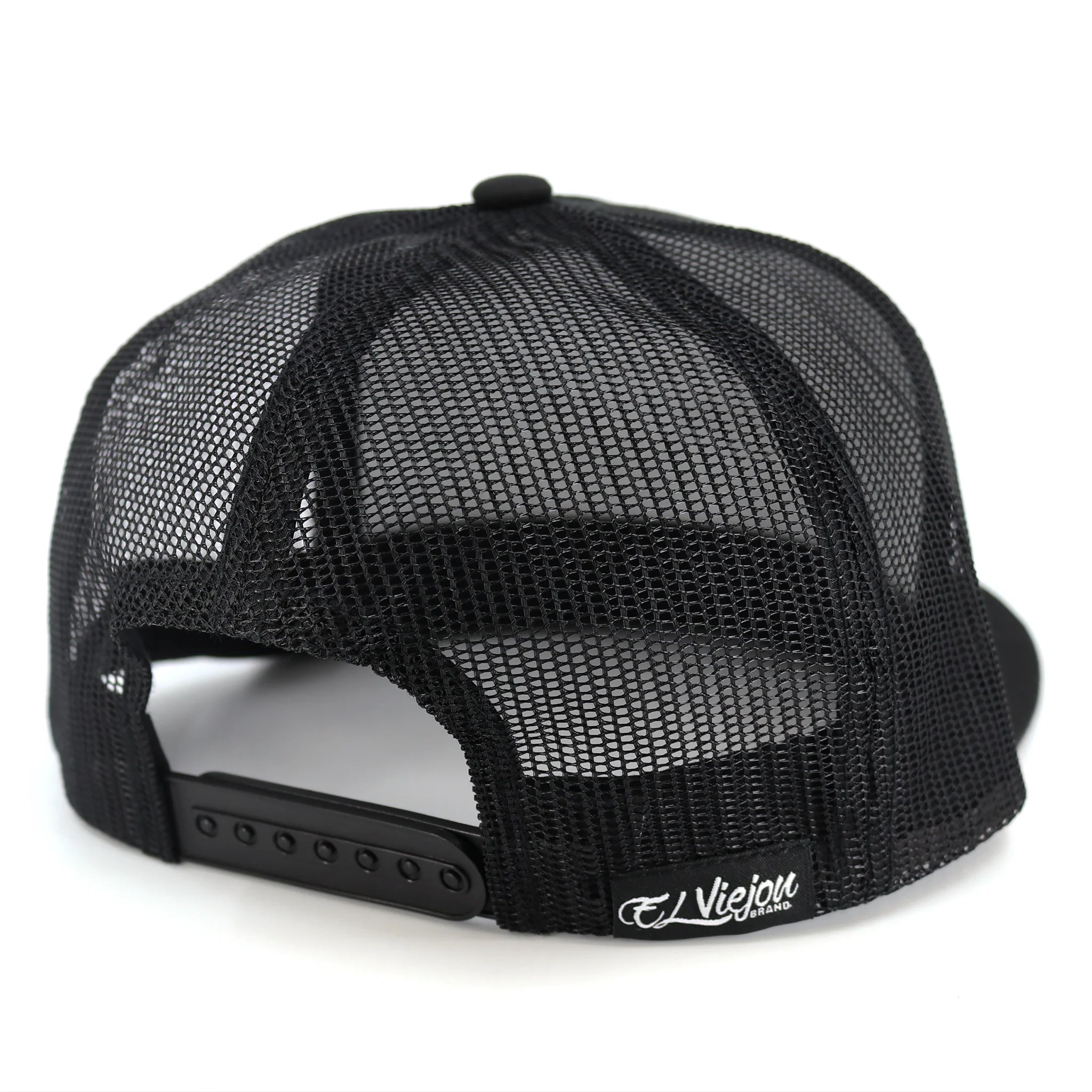 EL VIEJON BLACK EL CENTE ORO FLAT VISOR HAT