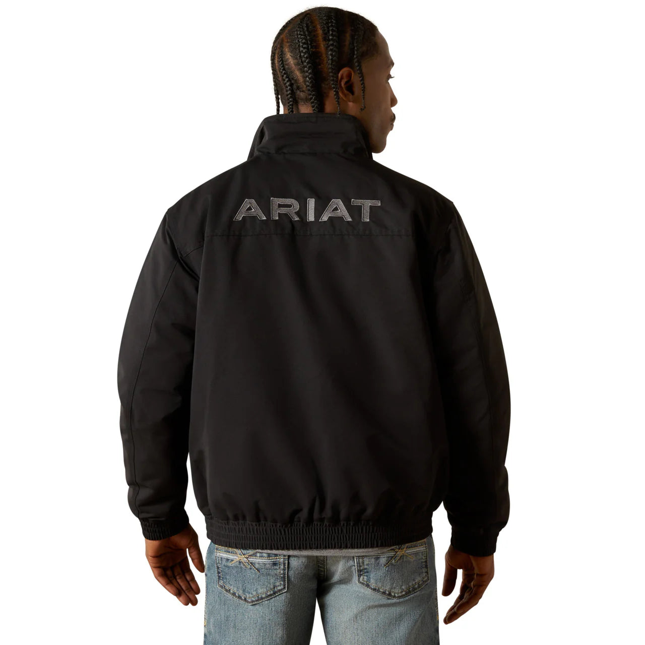 ARIAT MENS FIELD INSULATED BLACK ZIP JACKET 10062514