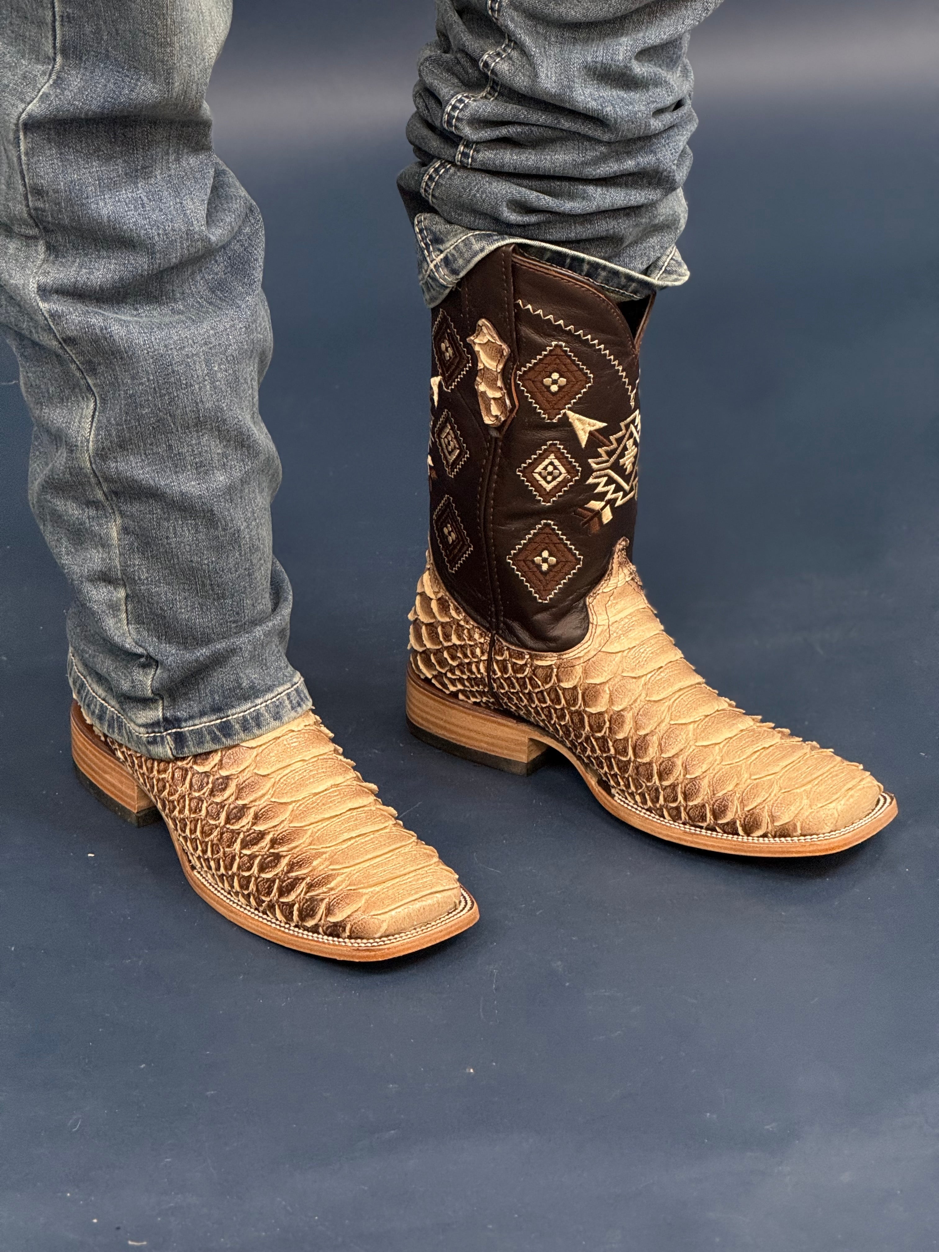 MENS PYTHON MEGA LIGHT CAFE SOMBREADO BOOT