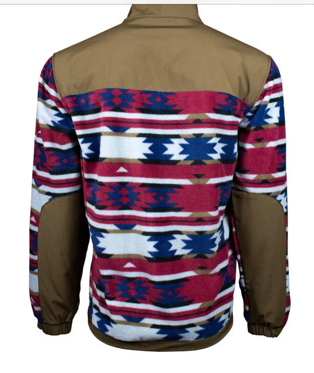 HOOEY BOY TECH FLEECE JACKET BROWN HJ071BRAZ