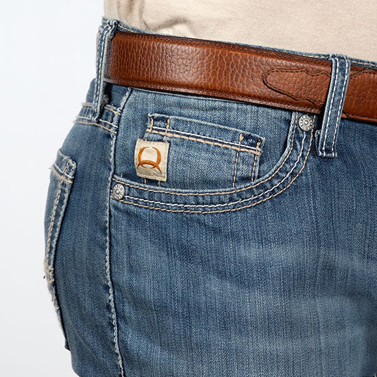 CINCH JEAN IAN MID RISE SLIM BOOT CUT MEDIUM WASH-MB59036001