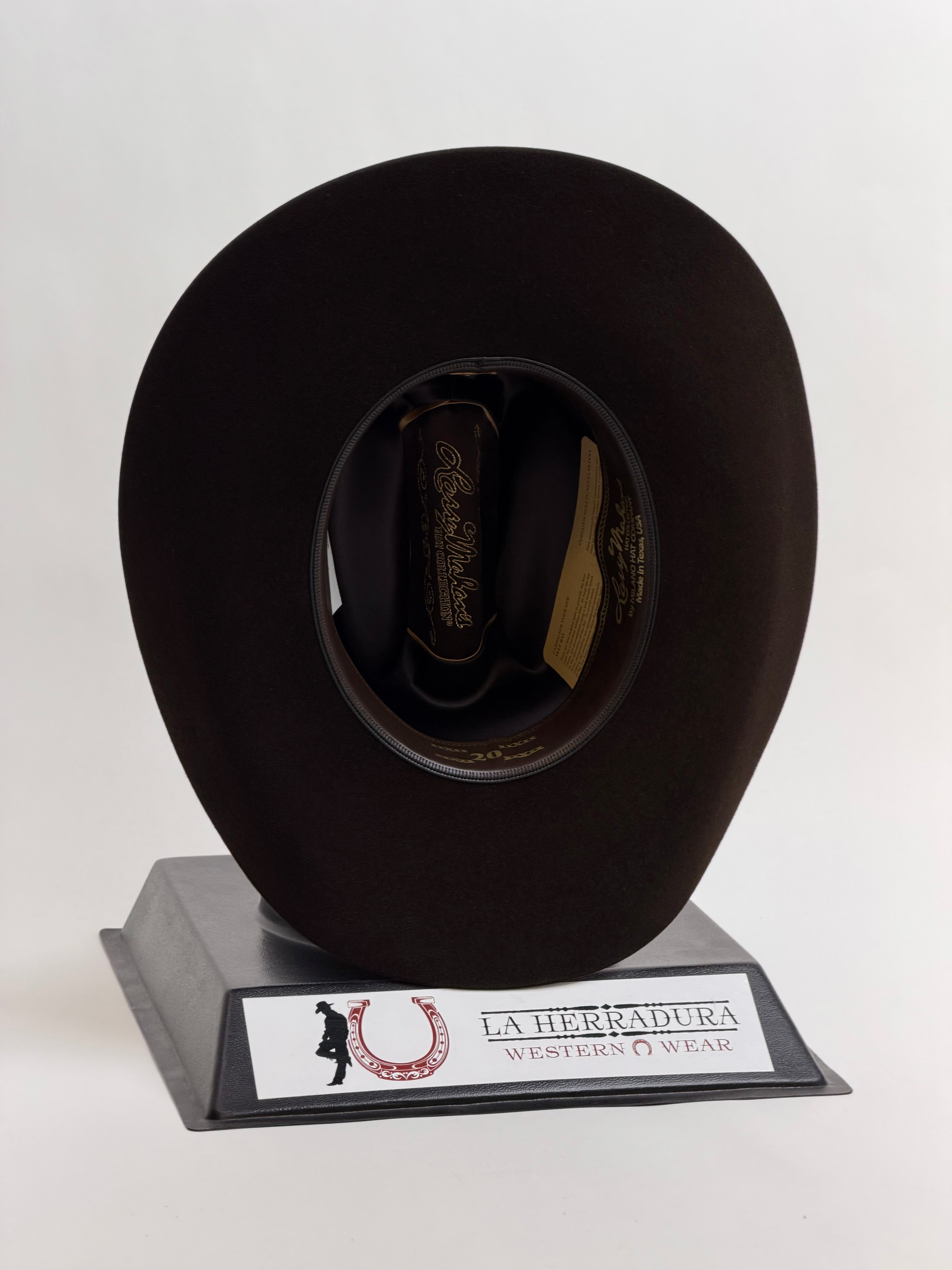 LARRY MAHAN´S 10X JERARCA COWBOY SOMBRERO PLATINO