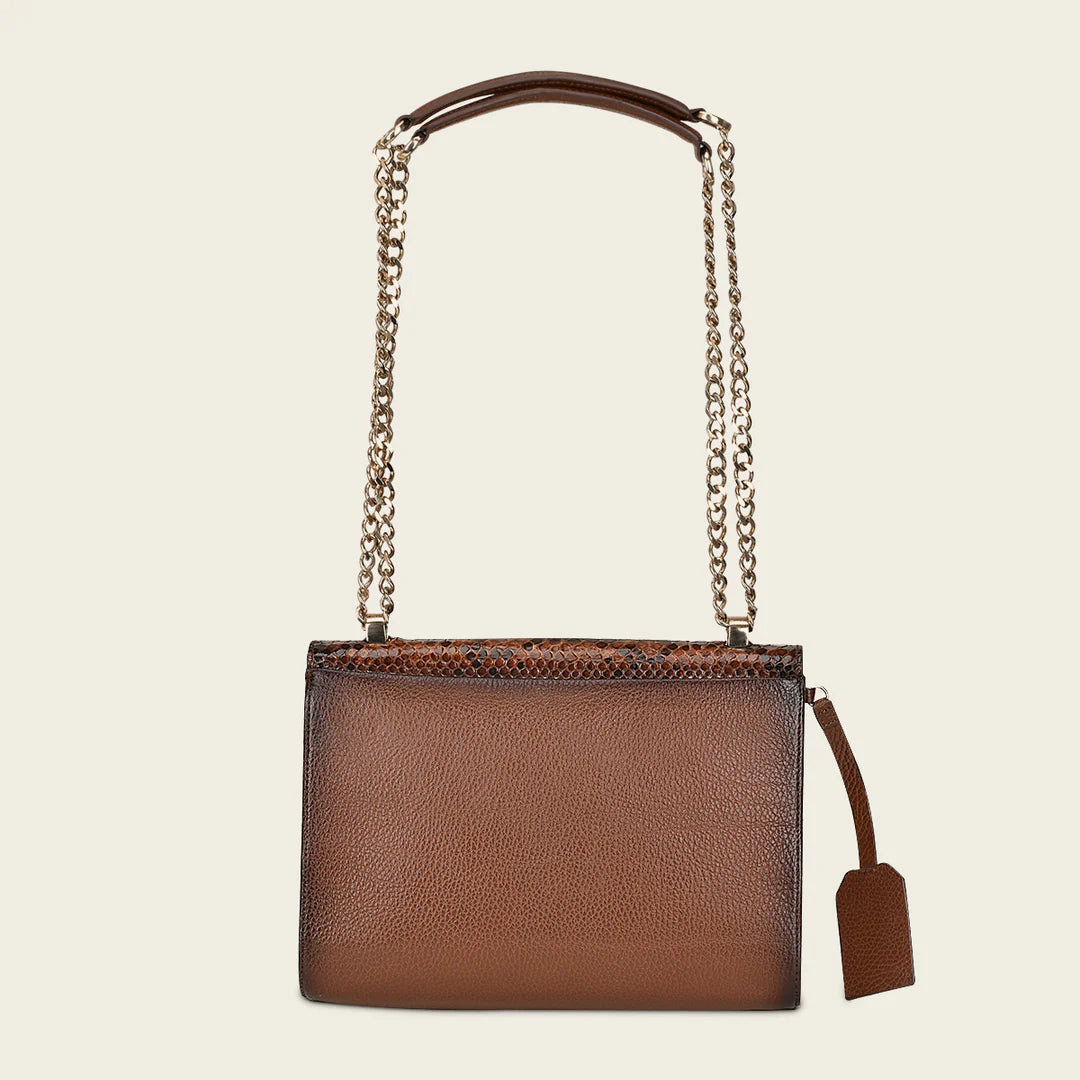 CUADRA PITON BELLY MONACO MIEL CROSS BODY