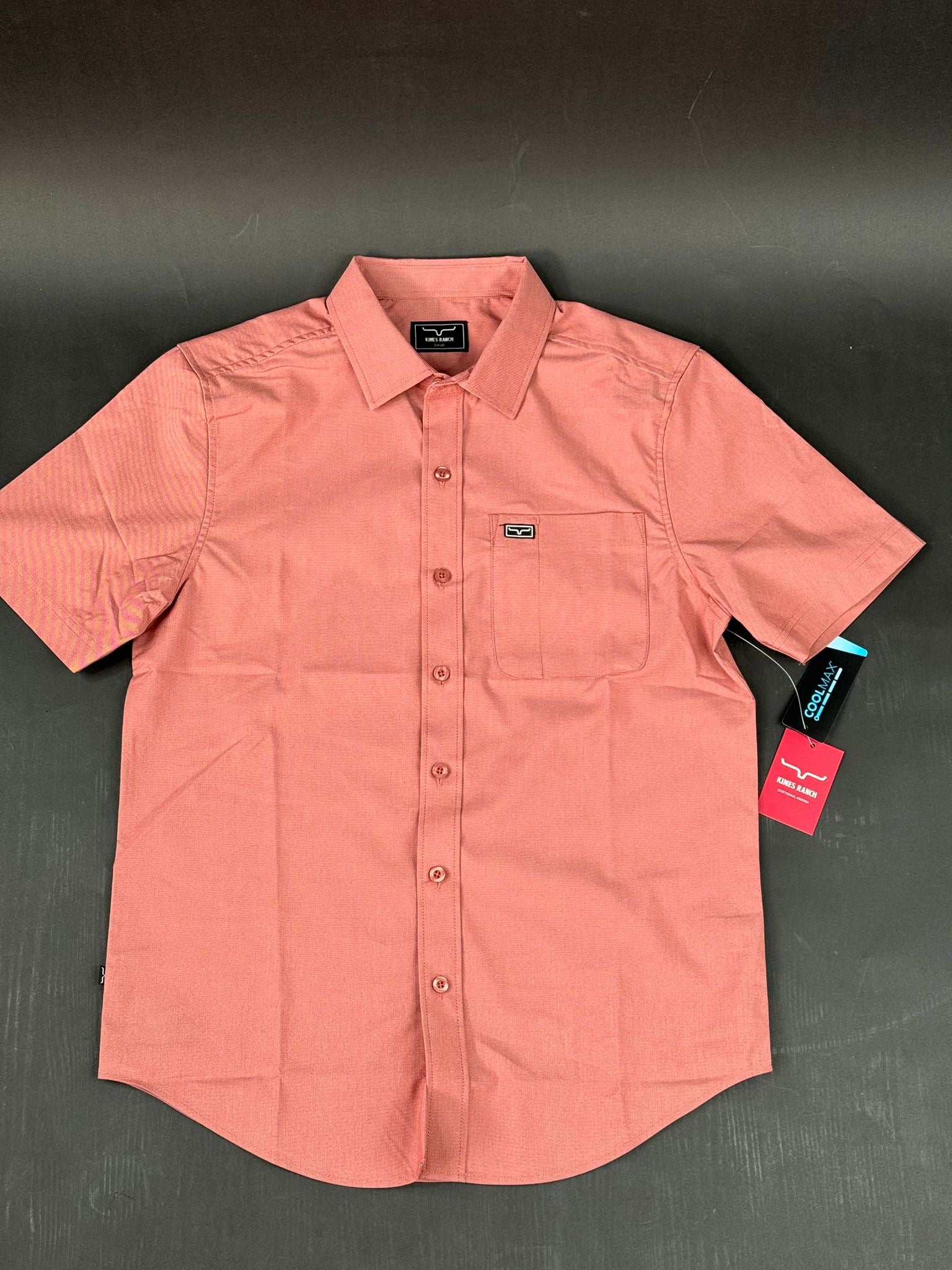 KIMES RANCH SHORT SLEEVE RED SNAP