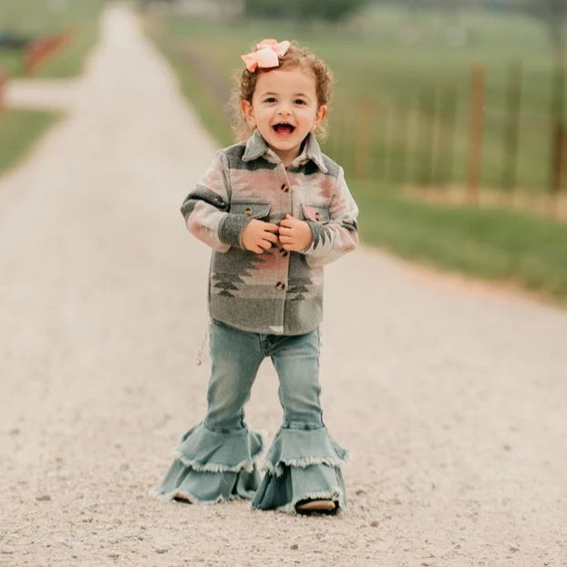 Shea Baby Girl's Aztec Jacket