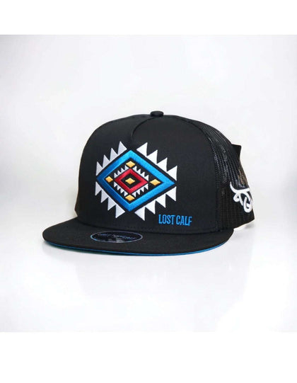 LOST CALF CAP BLACK BULLS EYE