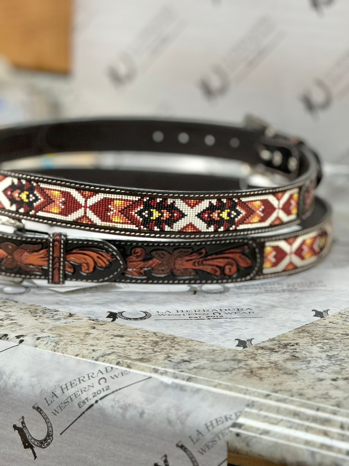 RANGER BEADED EARTH TONE BELT