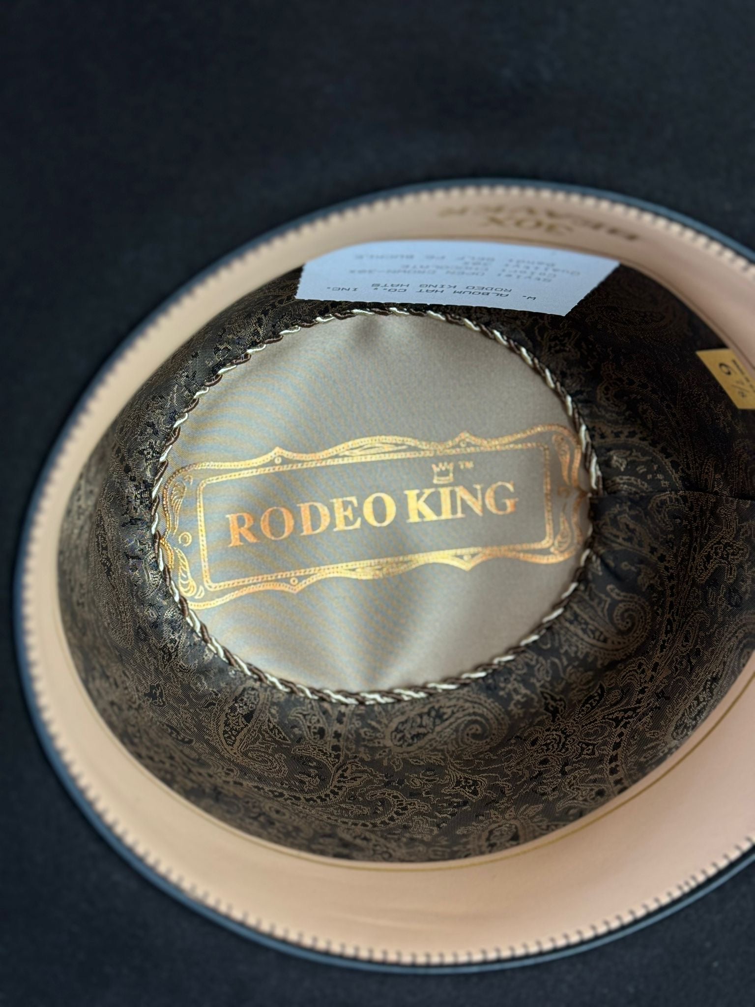 RODEO KING CHOCOLATE 30X OPEN CROWN