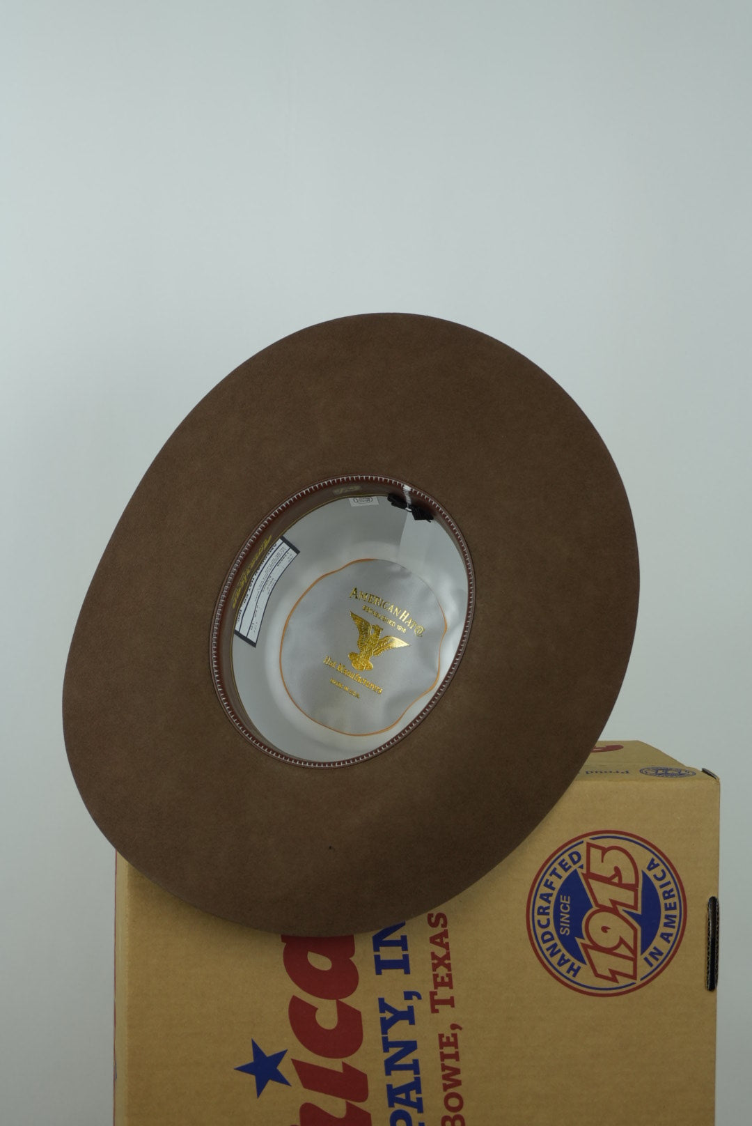 10X American Felt Hat Tuscan Open Crown