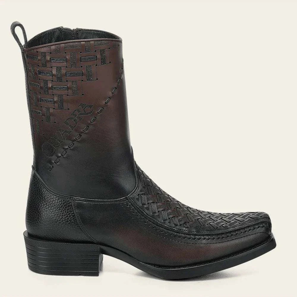 CUADRA MEN BOTIN DE RES CRUST CASTAÑO NARROW SQ TOE CC293 Laherradurawwnc.com