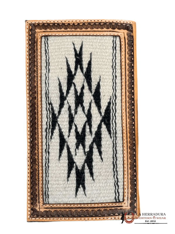 3D RODEO WALLETS TOP GRAIN LEATHER HAND TOOLED D250004760