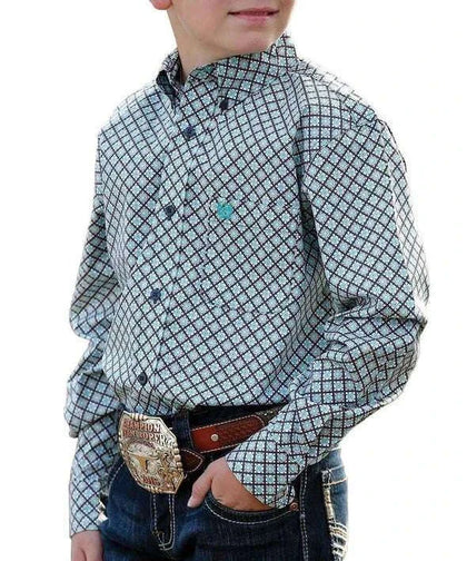 CINCH KIDS SHIRT LONG SLEEVE MTW7060264 CHR
