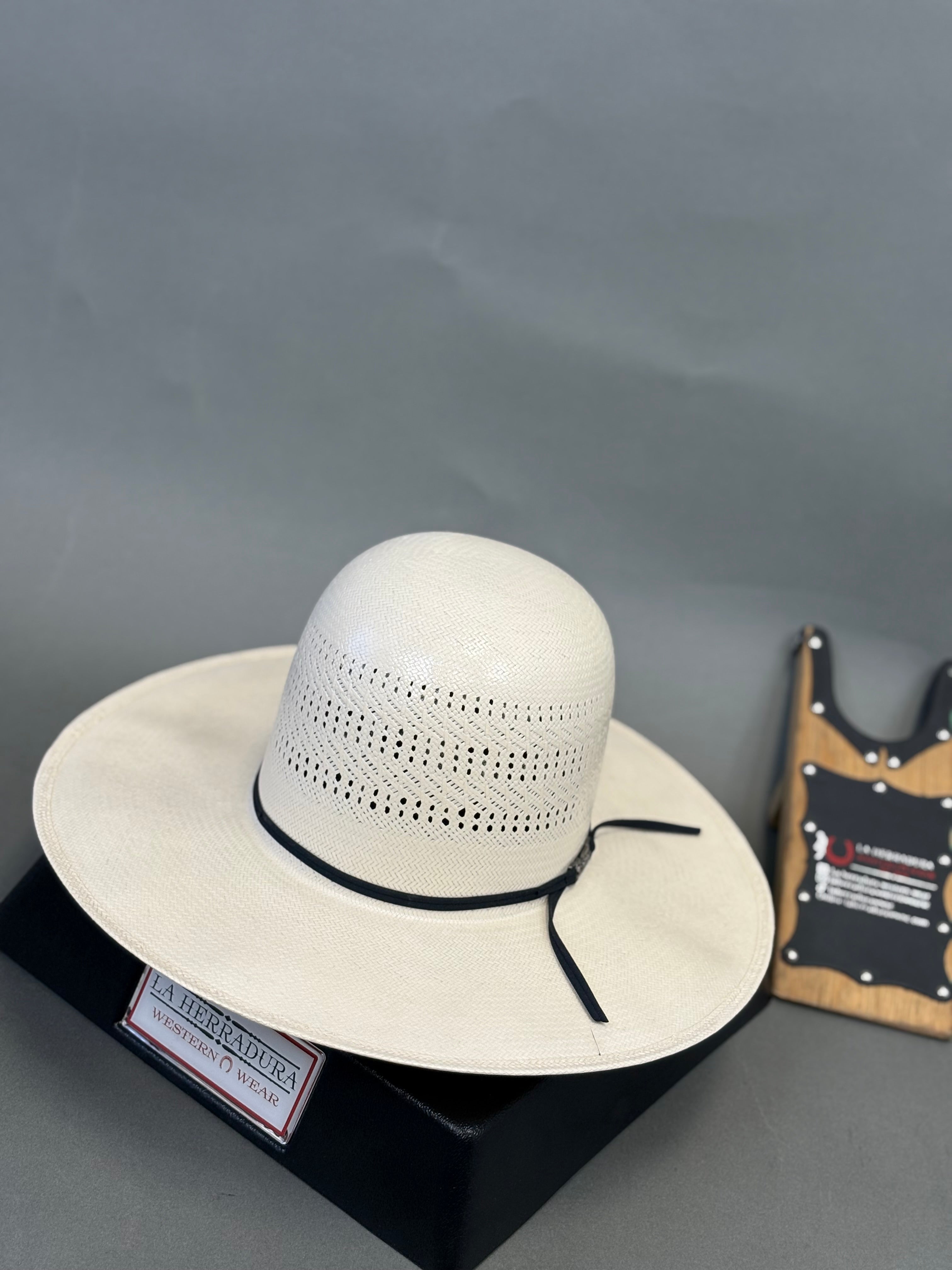 AMERICAN HAT OPEN CROWN STRAW HAT STYLE 7400