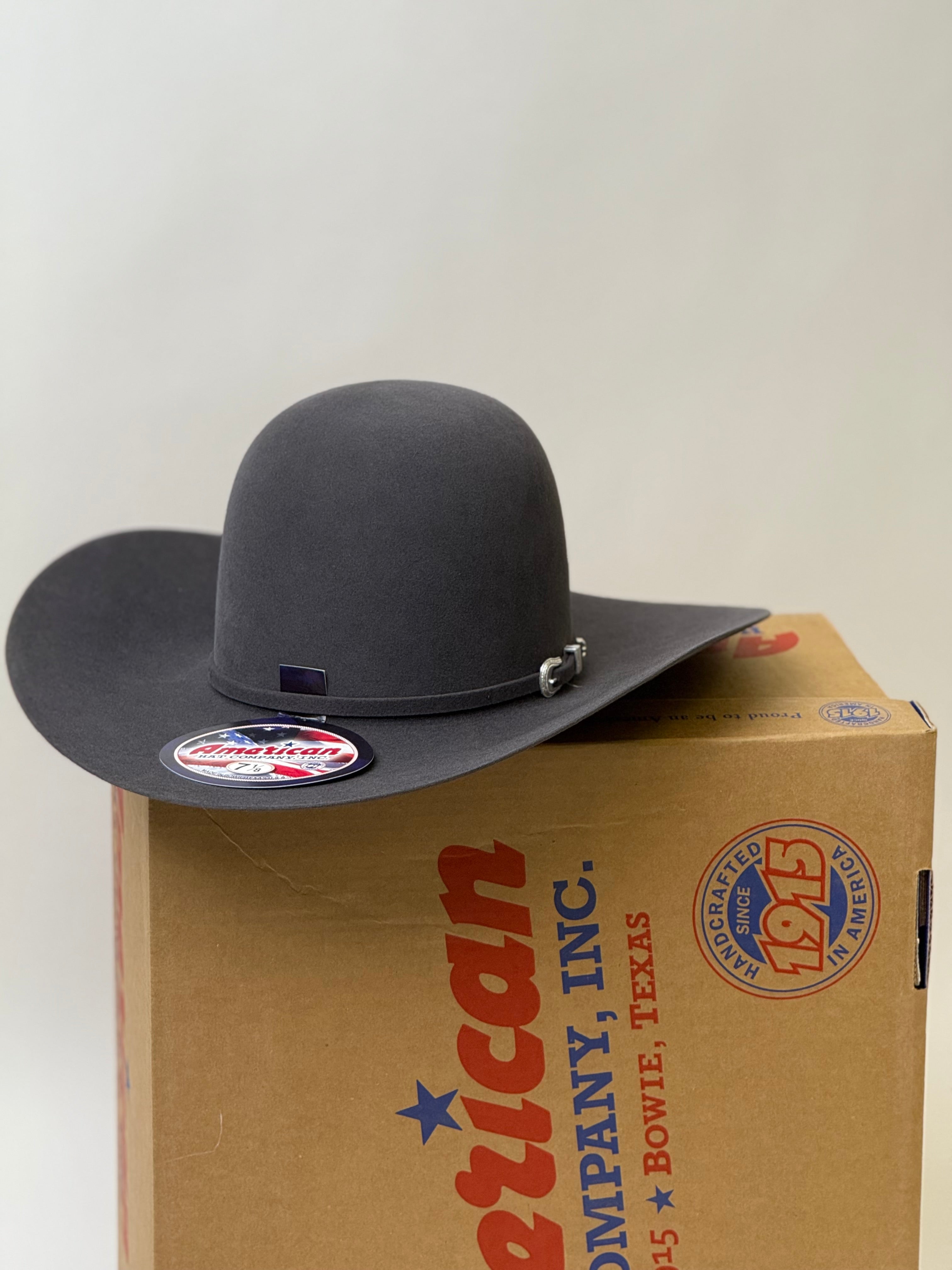 7X American Felt Hat Steel Open Crown