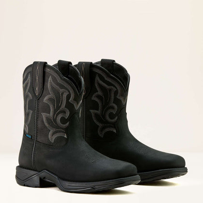 BOTA DE TRABAJO PARA MUJER ARIAT ANTHEM SHORTIE II H20 BEAR BLACK 10063997