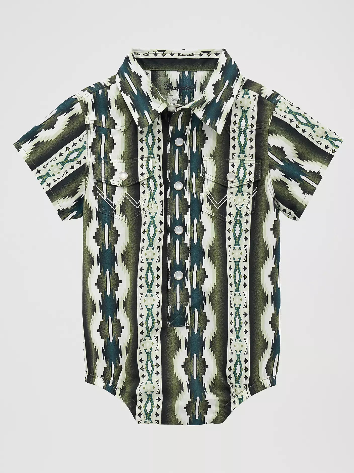 WRANGLER BABY SHORT SLEEVE GREEN- 112378896