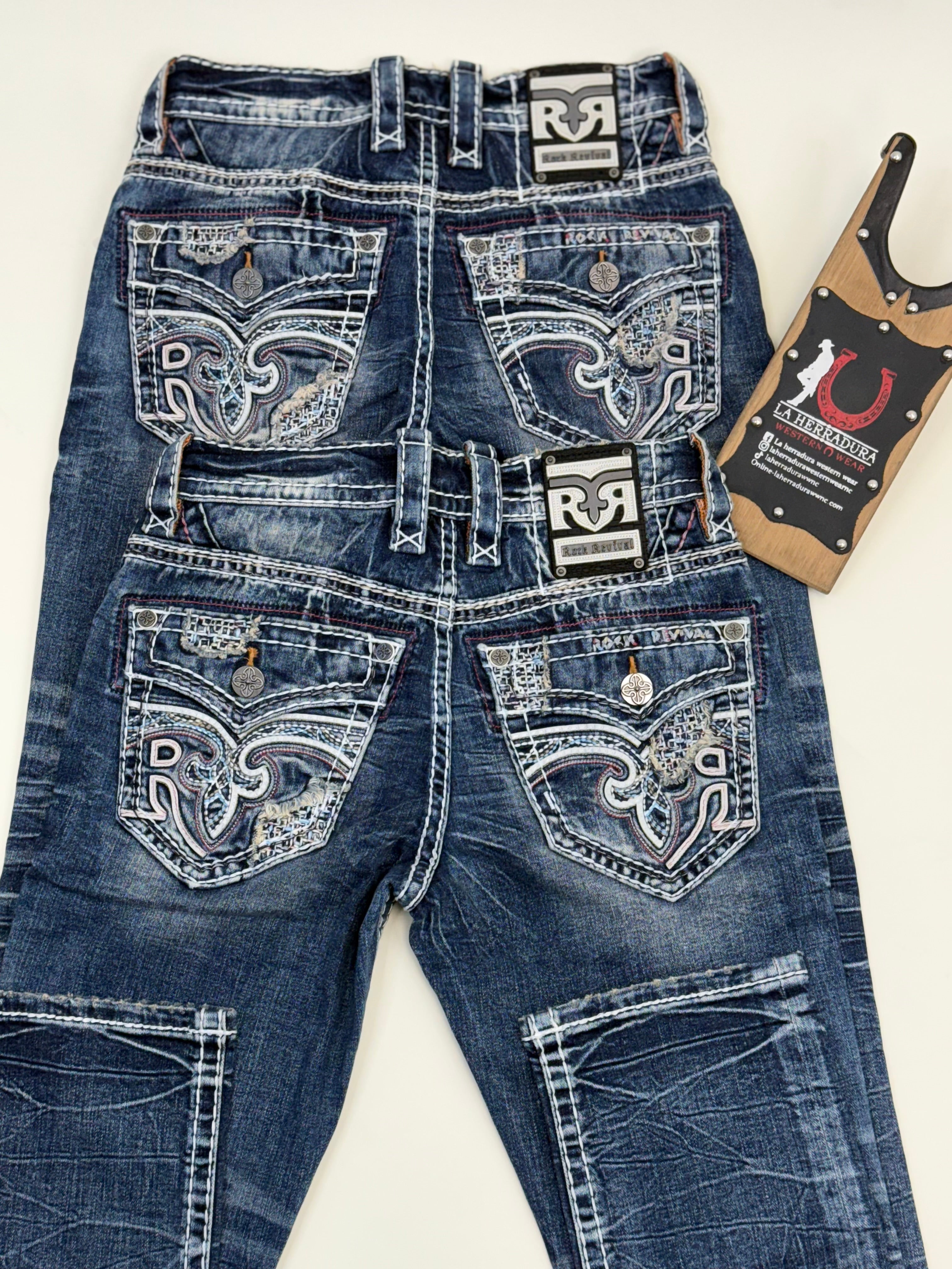 ROCKREVIVAL MCKAY STRAIGHT JEANS