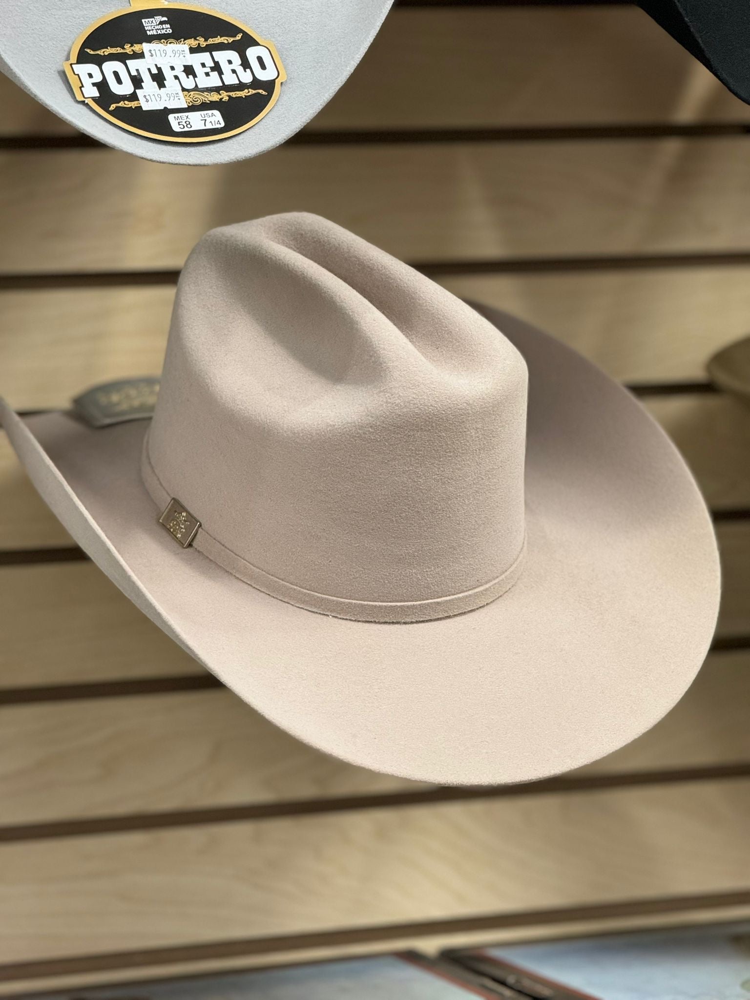 RDR SILVER BELLY FELT HAT 4X