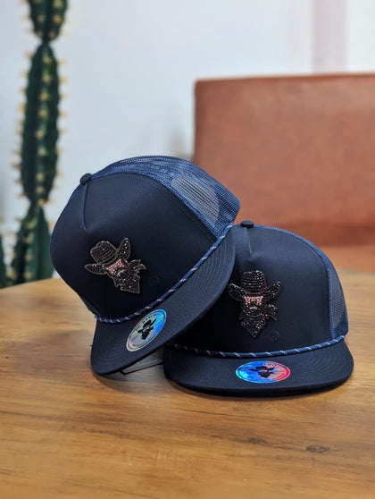 DE RANCHO HATS SNAPBACK CRISTAL NAVY