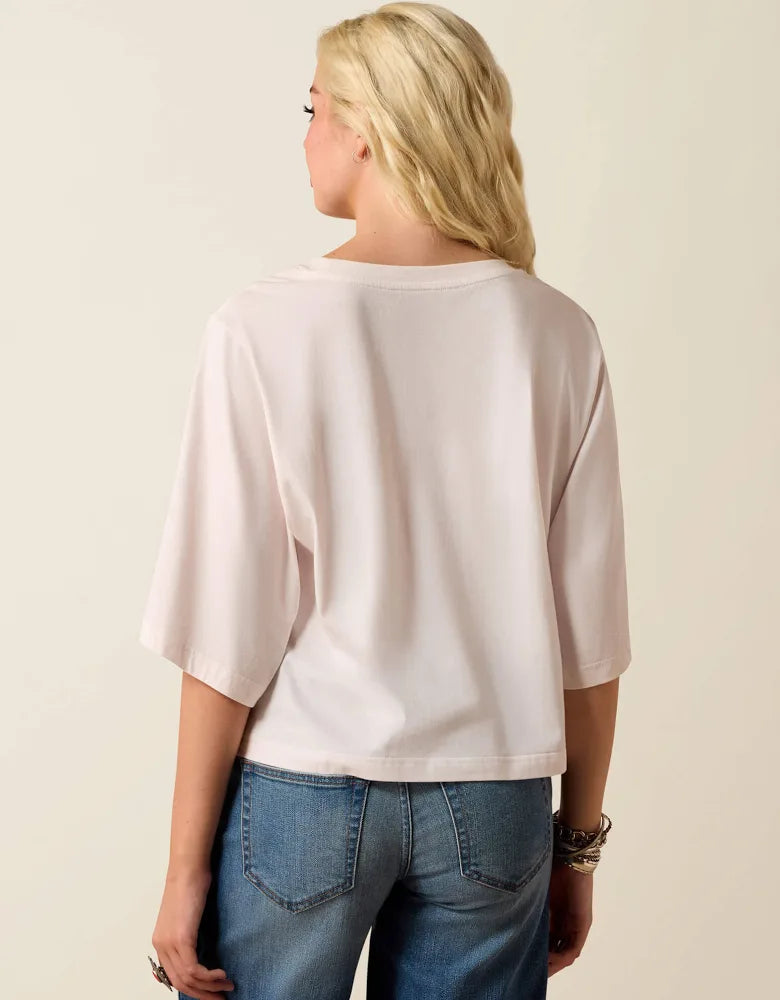 ARIAT WOMEN T-SHIRT ARIAT WESTERN WANDERLUST SS - 10073511