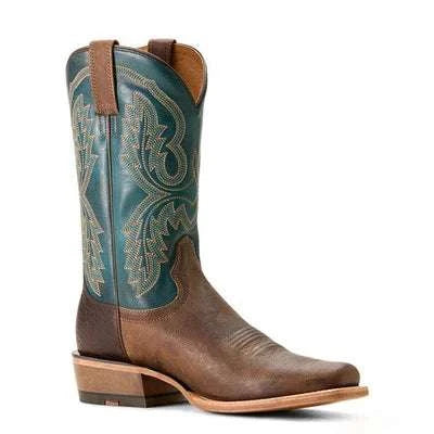 ARIAT BOTAS PARA HOMBRE FUTURITY CASHOUT WICKER PURSUIT OF TEAL CORTE ESTRECHO CUTTER 10053756