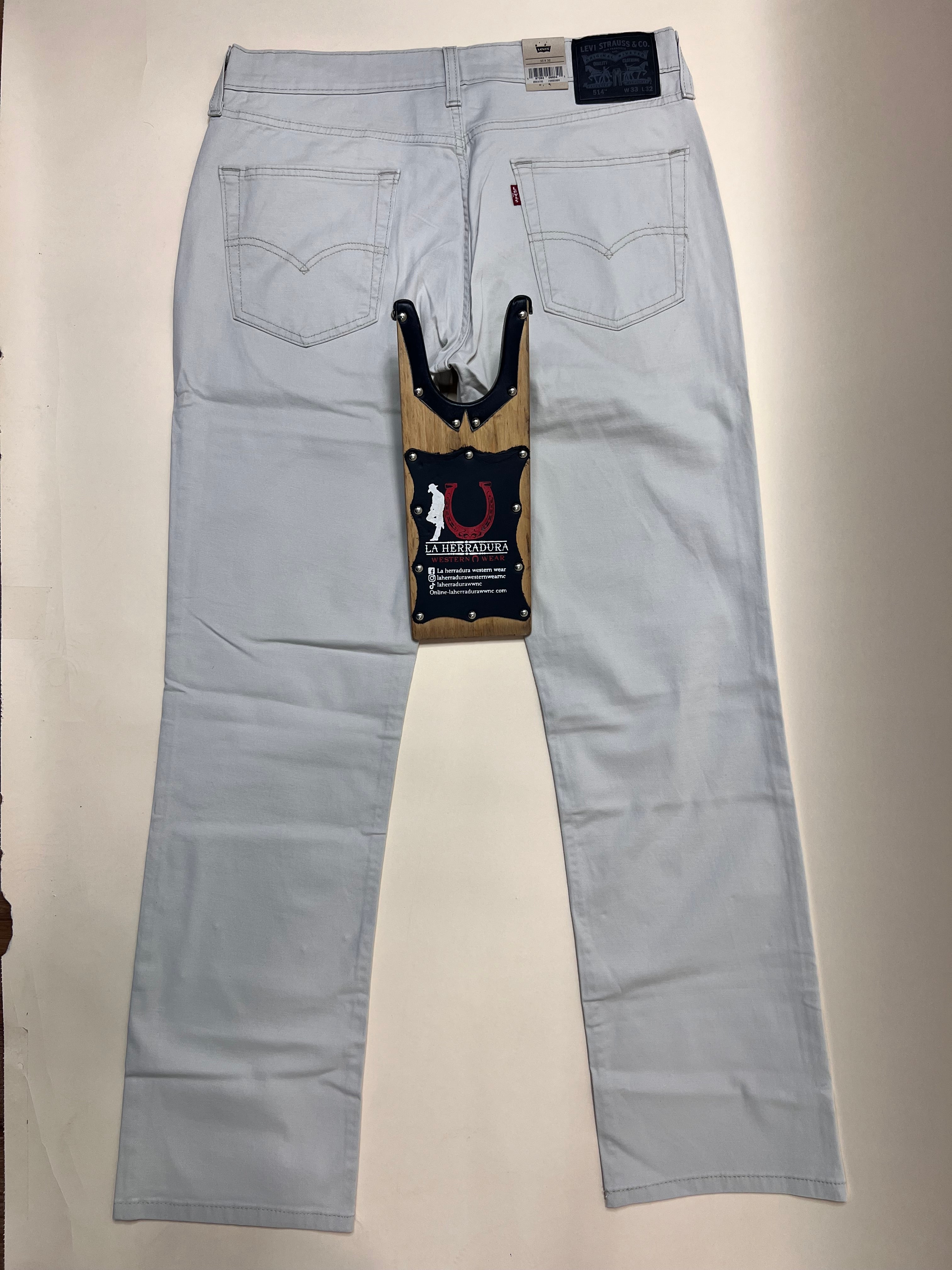 Levi’s 514 Straight Stretch Jean- Offwhite